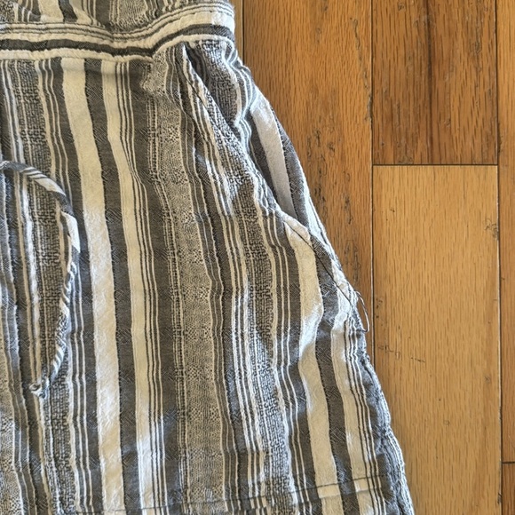 Universal Threads | Blue/Gray & White Striped Romper | 💯 Cotton | size XXL - Picture 4 of 6